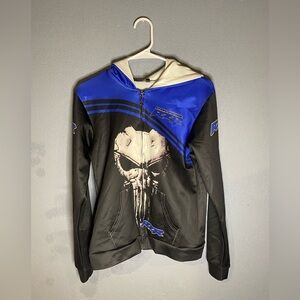 Polaris Razr Skull Punisher Jacket Men's Small *Very Cool*